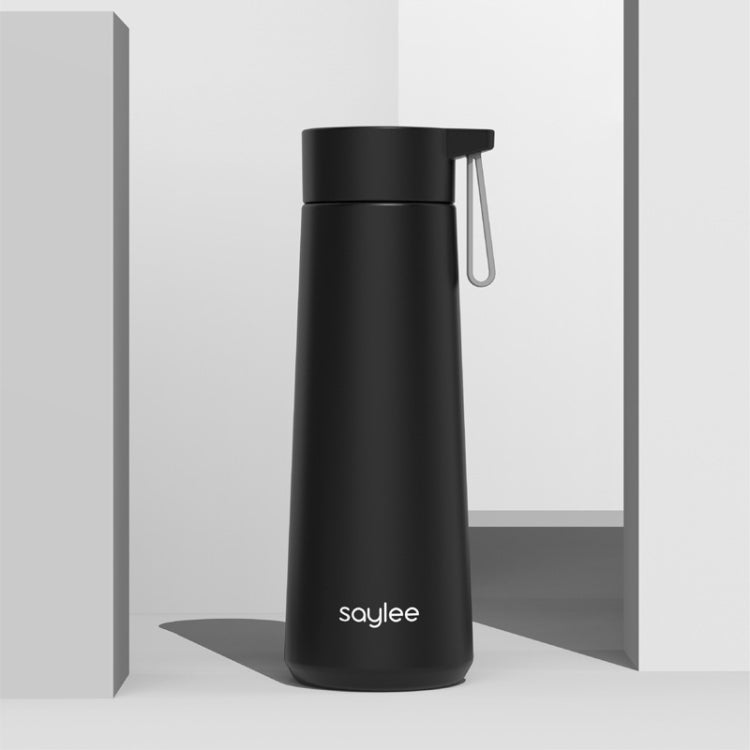 Saylee 304 Stainless Steel Portable Thermos Cup, Capacity: 350ml(Black)