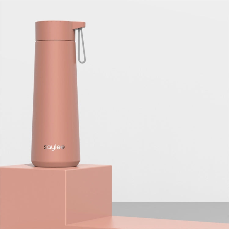 Saylee 304 Stainless Steel Portable Thermos Cup, Capacity: 420ml(Deep Pink)