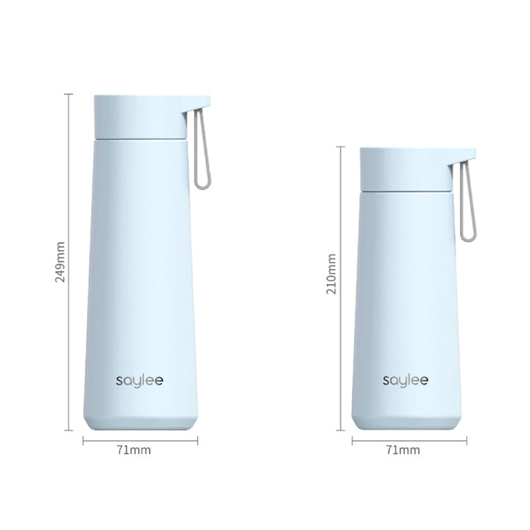 Saylee 304 Stainless Steel Portable Thermos Cup, Capacity: 420ml(Light Pink)