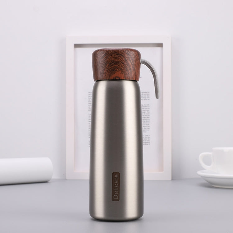 Delicate 304 Stainless Steel Wood Grain Thermos Cup, Capacity: 400ml(Primary Color)