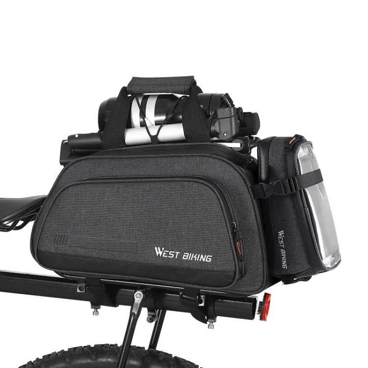 WEST BIKING Multifunctional Bicycle Aluminum Foil Insulation Pouch(Black)