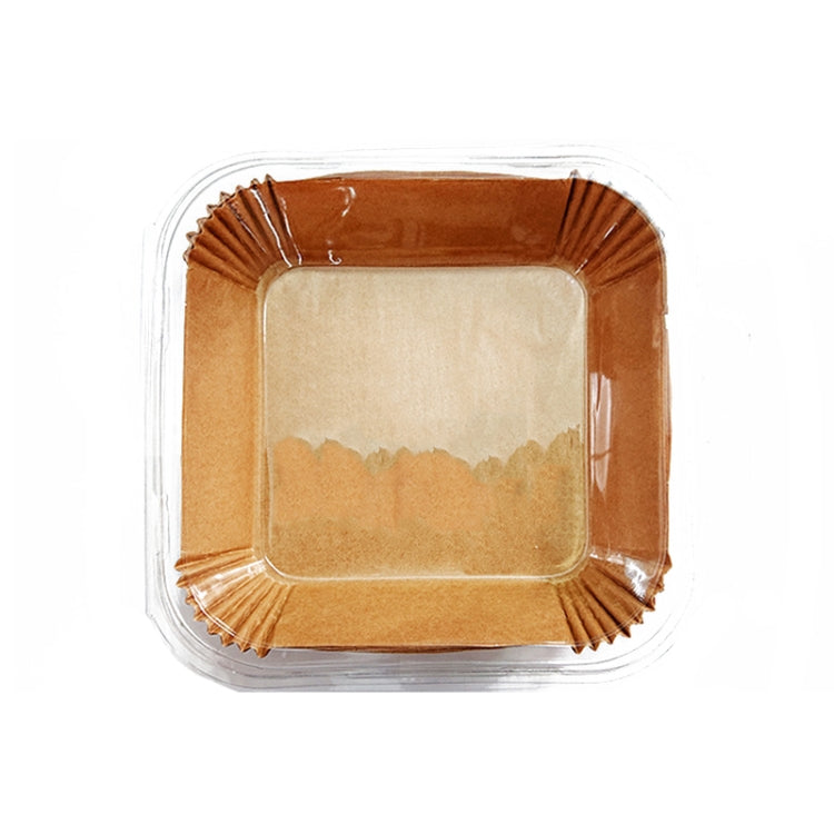 50pcs / Box Air Fryer Liner Baking Oil-absorbing Oil-proof Paper Tray(Normal Color)