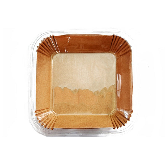 50pcs / Box Air Fryer Liner Baking Oil-absorbing Oil-proof Paper Tray(Normal Color)