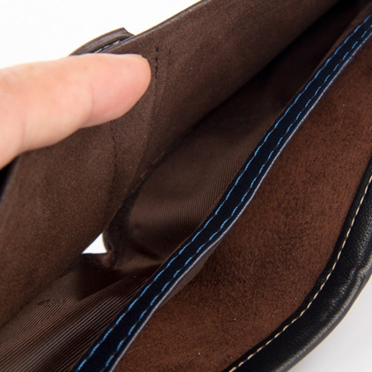 Baellerry KL017 Casual Short Embossed Wallet Horizontal Wallet For Men(Dark Brown)