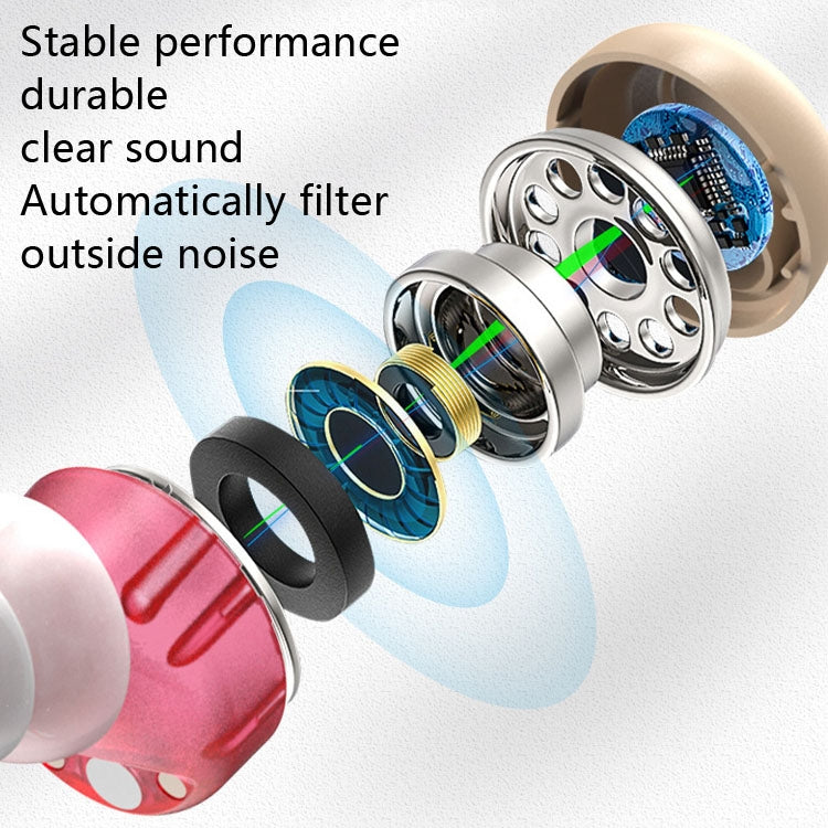 Older Young Sound Amplifier Sound Collector Hearing Aid(White)
