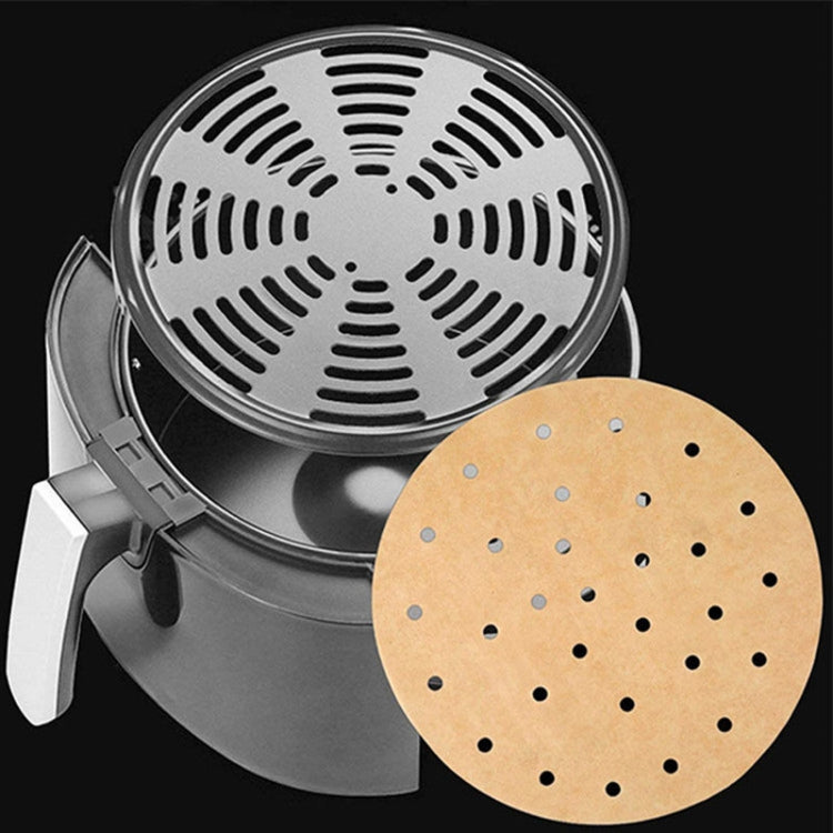 Air Fryer Special Paper Pad Grilled Meat Paper Oil Absorbed Paper, Color Random Delivery, Style: Square With Hole (20.5cm)