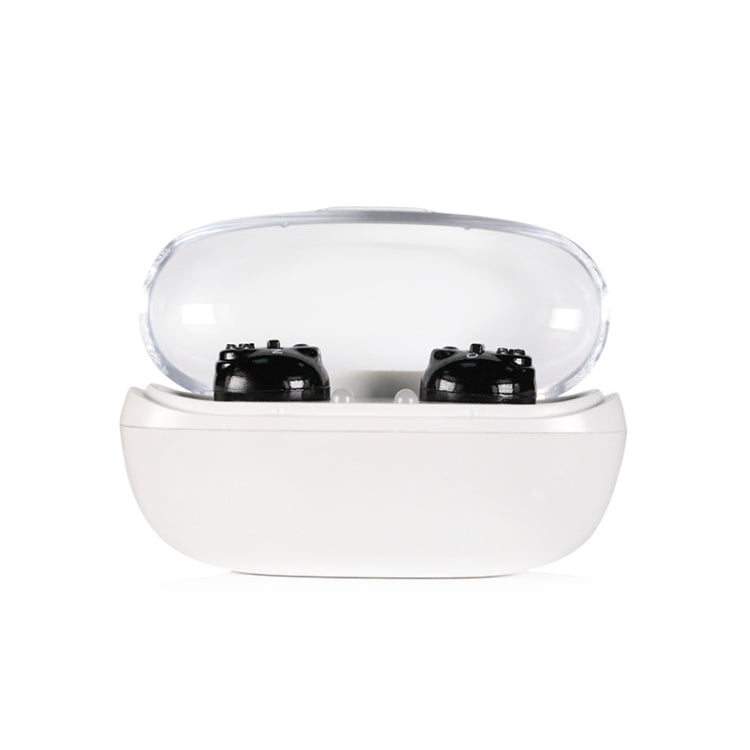 Old People Voice Amplifier Hearing Aid Magnetic Charge Dual-unit Sound Collector, US Plug, EU Plug