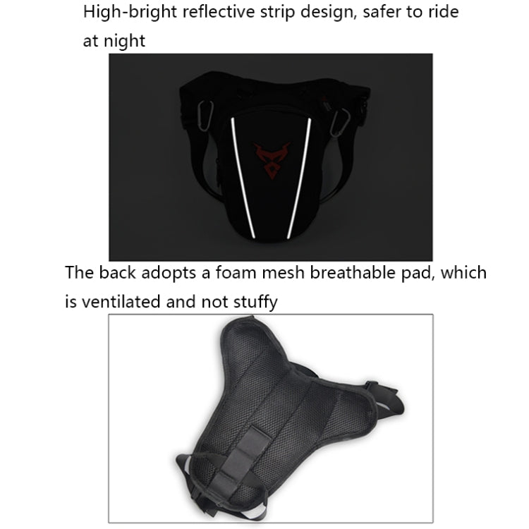 MOTOCENTRIC 11-MC-0105 Motorcycle Riding Leg Bag Waist Bag(Blue)