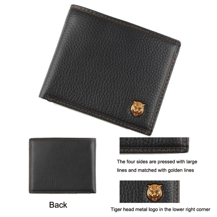 Baweisi A-6598-1 Men Casual Short RFID Wallet Multifunctional Card Holder