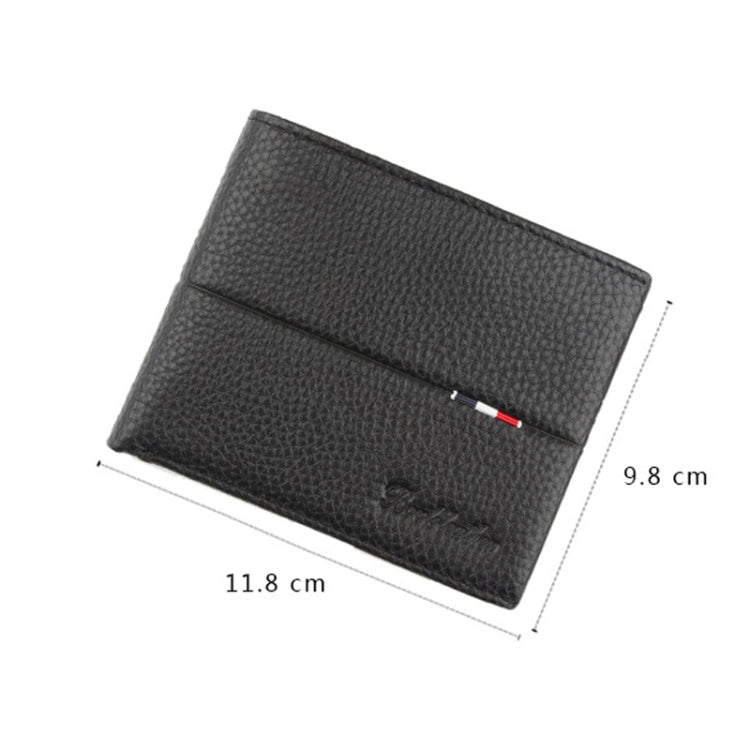 Baweisi A-6598-1 Men Casual Short RFID Wallet Multifunctional Card Holder