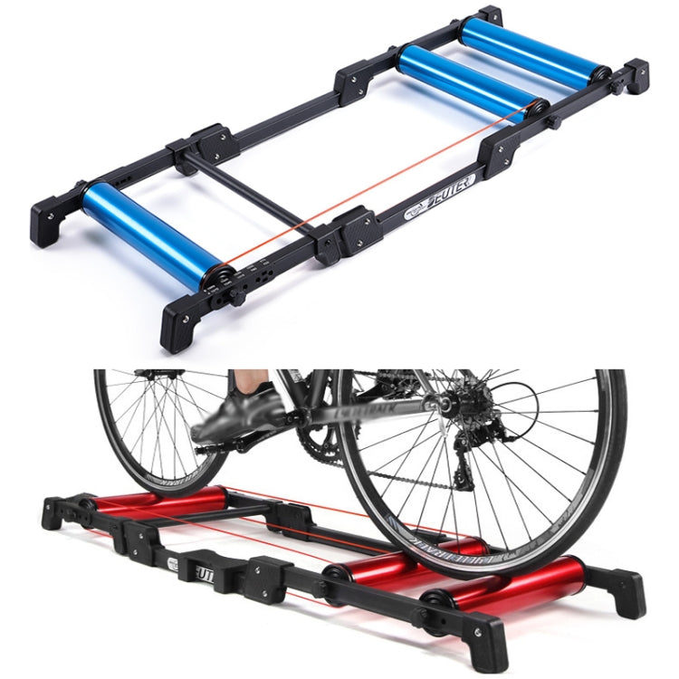 DEUTER GT-03 Adjustable Bicycle Roller Cycling Training Station(Blue)