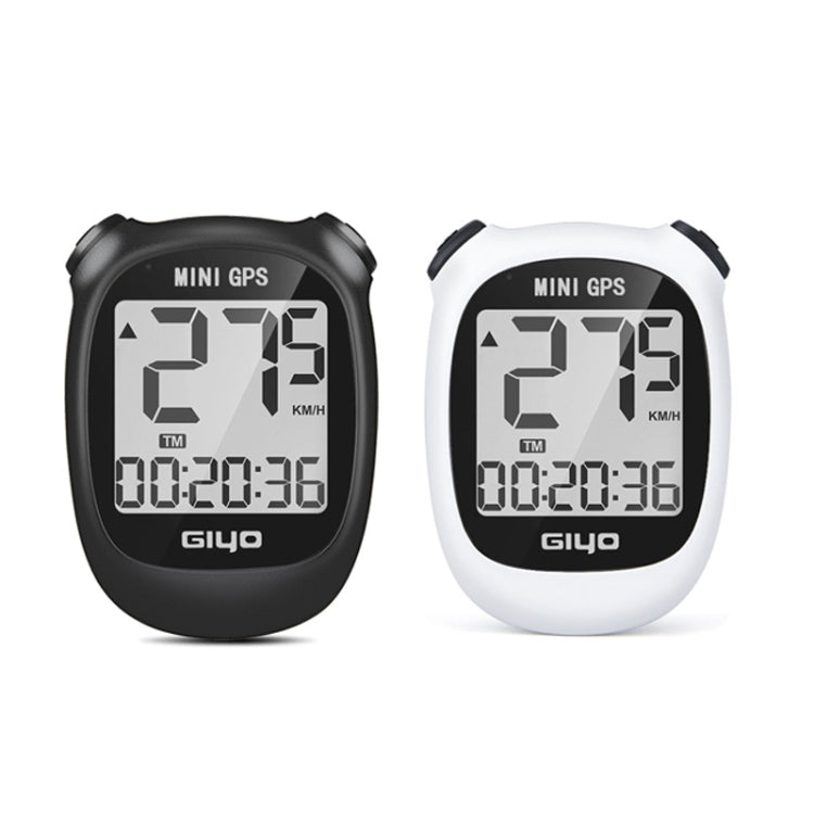 GIYO M3 LCD Display Bike GPS Cycling Computer Wireless Road Bicycle Stopwatch Velocimeter(White)