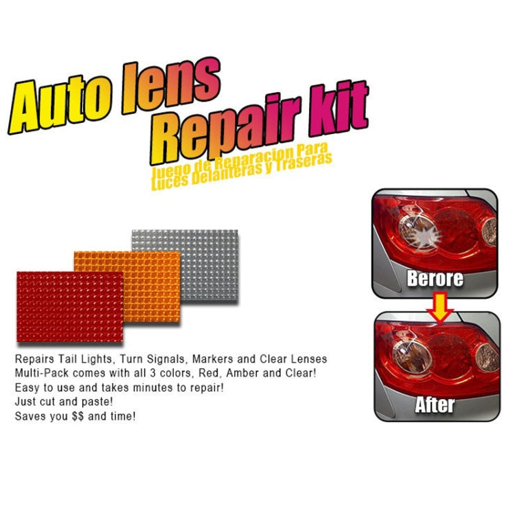 Sikeo Car Tail Light Repair Patch DIY Quick Patch Tool Package, Tail Light Repair Patch