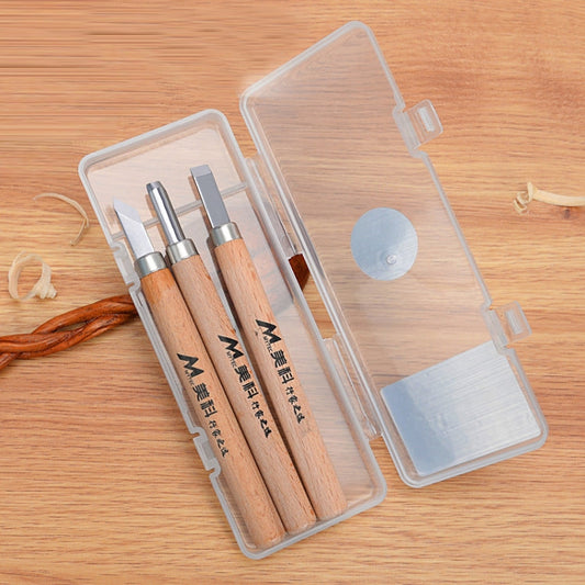 3 PCS/Set MYTEC Multifunctional Woodworking Rubber Stamp Carving Tool Knife