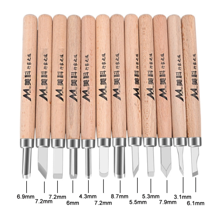 10 PCS/Set MYTEC Multifunctional Woodworking Rubber Stamp Carving Tool Knife