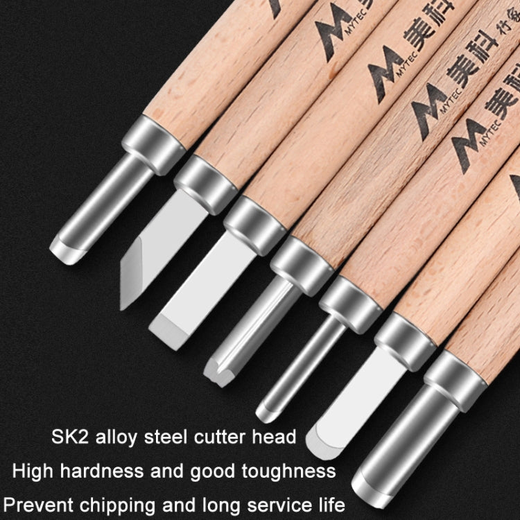 12 PCS/Set MYTEC Multifunctional Woodworking Rubber Stamp Carving Tool Knife