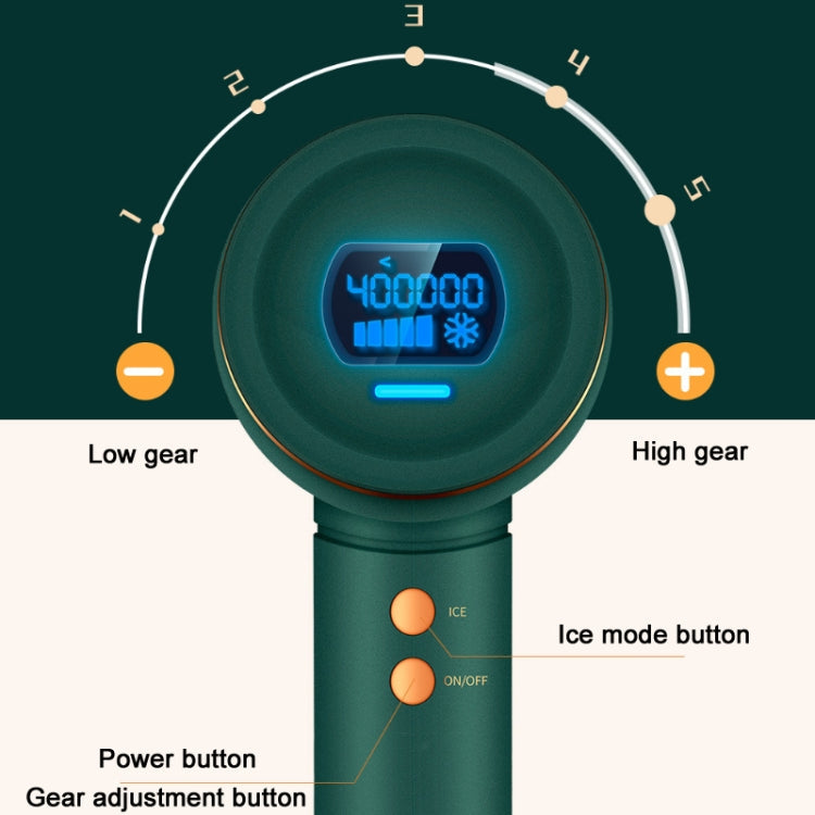Aimanfun Home IPL Laser Photon Rejuvenation Hair Removal Instrument, Plug: US Plug(Dark Green)