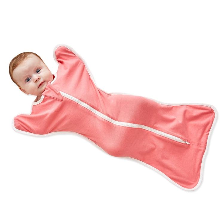 Insular Baby Cotton Quilt Newborn Swaddle Sleeping Bag Blanket, Size: 60cm For 0-3 Months(Pink)