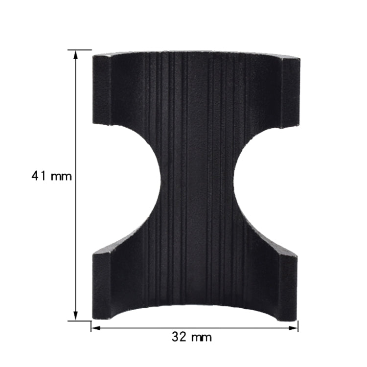 FMFXTR Bicycle Handlebar Diameter 25.4mm to 31.8mm Reducing Sleeve(Black)