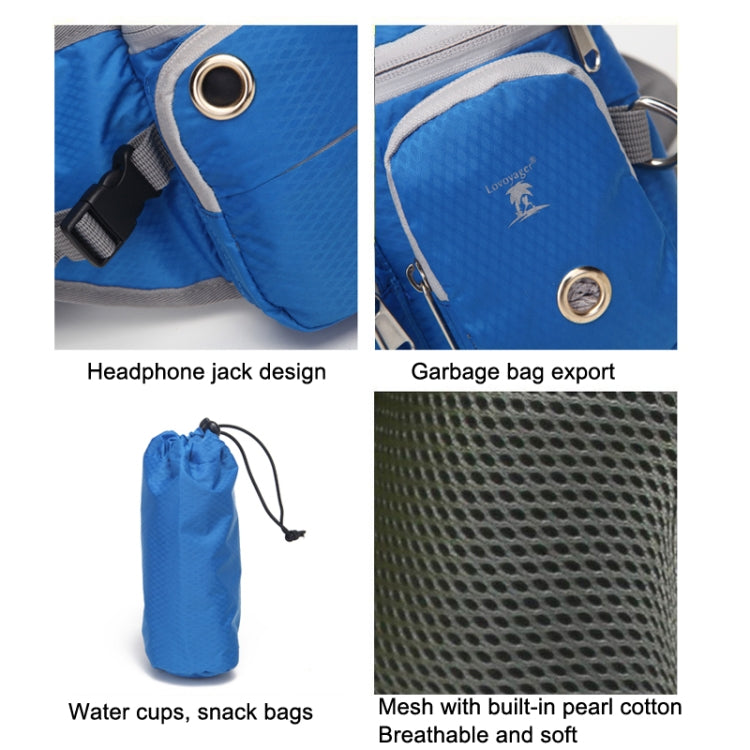 Lovoyager Pet Training Waist Bag Outdoor Walking Dog Snack Pocket(Yellow)