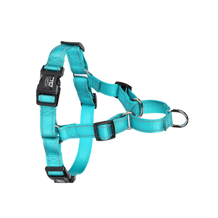 Glow Castle Pet Reflective Nylon Prevent Running Wild Chest Strap, Size: L(Green)