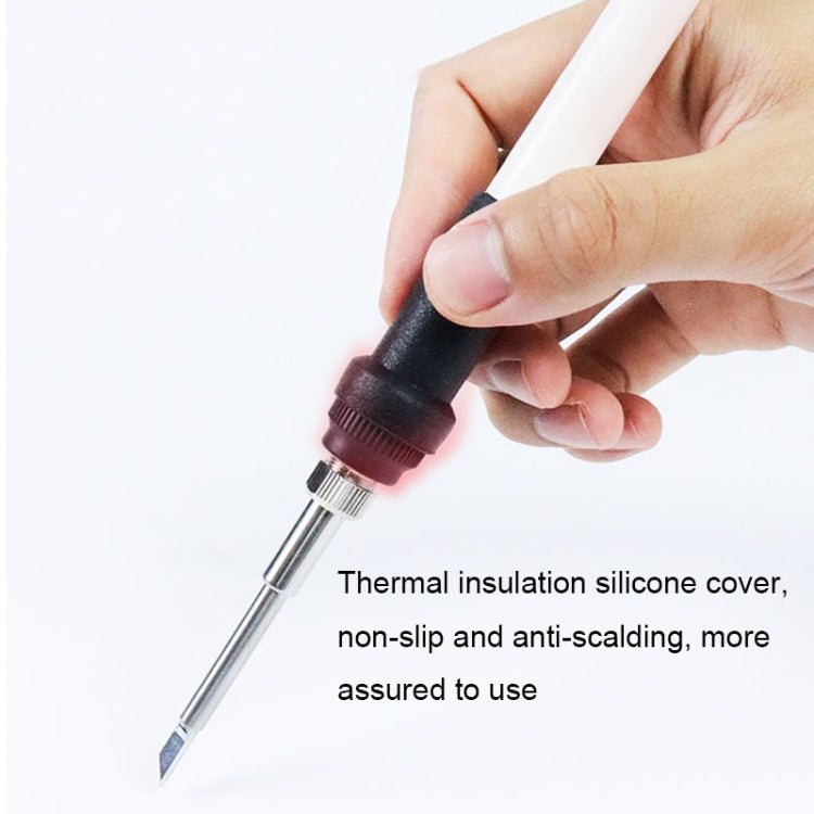 QUECOO 1.3-inch Screen Constant Temperature Soldering Iron, Set: US Plug (955+M8)