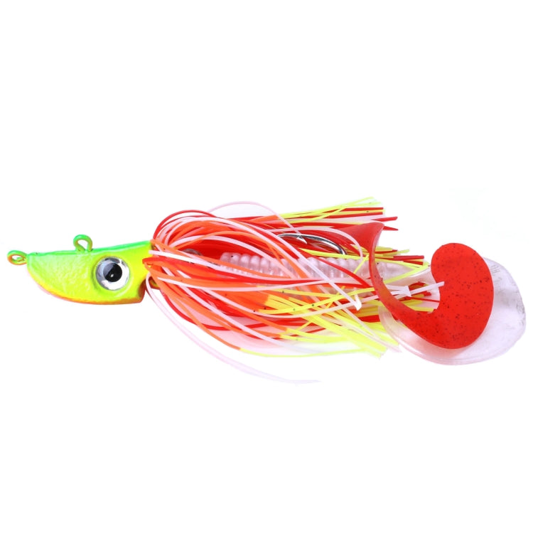 HENGJIA JIG Fish Head Beard Lead Hook, Specification: 20G(No. 2)