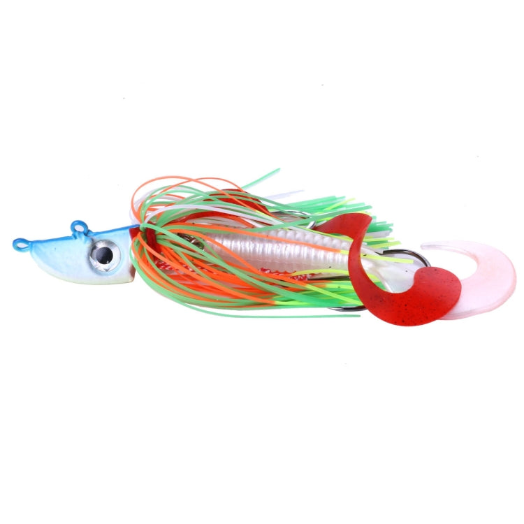 HENGJIA JIG Fish Head Beard Lead Hook, Specification: 20G(No. 3)