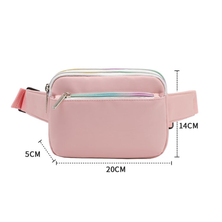 TINTAT T2016 Casual Lightweight Mini Sports Phone Waist Bag(Pink)
