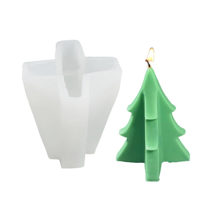 DIY Christmas Candle Aromatherapy Gypsum Silicone Mold, Shape:, Santa, Simple Christmas Tree, Triangular Christmas Tree, Christmas Gift, Single Stereo, Snow House 3, Single Christmas Cylinder, Origami Christmas Tree, 8 Cone Contest Christmas Tree      ...