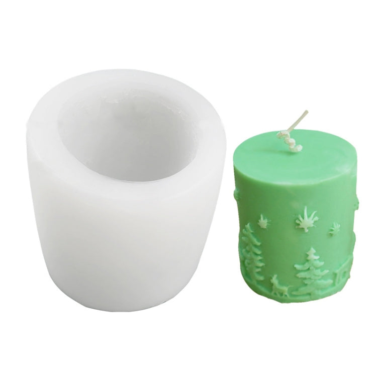 DIY Christmas Candle Aromatherapy Gypsum Silicone Mold, Shape:, Santa, Simple Christmas Tree, Triangular Christmas Tree, Christmas Gift, Single Stereo, Snow House 3, Single Christmas Cylinder, Origami Christmas Tree, 8 Cone Contest Christmas Tree      ...