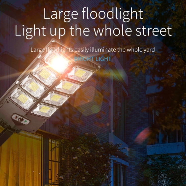 E-SMARTER LED Strong Light Dual Row Road Light Solar Garden Sensor Light, Style: W789B-4