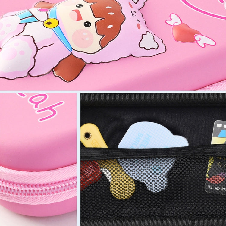 Uime EVA 3D Multi-compartment Pencil Case Stationery Box Children School Supplies(Moon Pony)