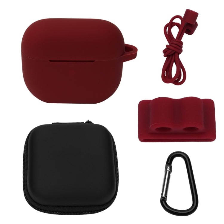 Bluetooth Earphone Silicone Cover Set For AirPods 3, 5 PCS/Set White, 5 PCS/Set Mint Green, 5 PCS/Set Grass Green, 5 PCS/Set Pink, 5 PCS/Set Black, 5 PCS/Set Red, 5 PCS/Set Yellow, 5 PCS/Set Gray, 5 PCS/Set Wine Red, 5 PCS/Set Light Purple             ...