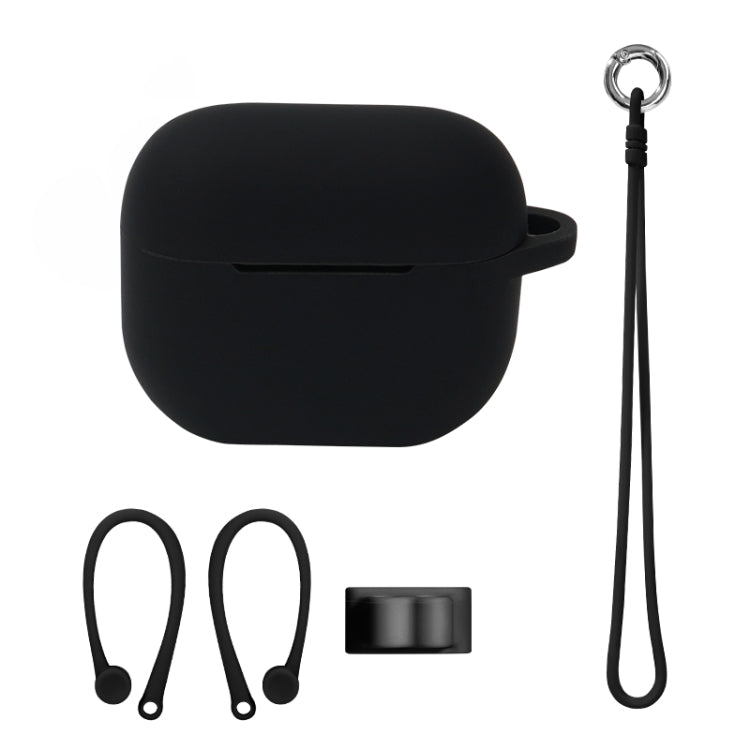 Bluetooth Earphone Silicone Cover Set For AirPods 3, Hand Rope Set White, Hand Rope Set Mint Green, Hand Rope Set Grass Green, Hand Rope Set Pink, Hand Rope Set Black, Hand Rope Set Red, Hand Rope Set Yellow, Hand Rope Set Gray, Hand Rope Set Wine Red ...