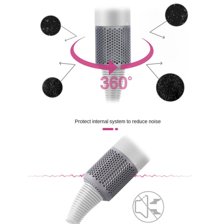 2 PCS Outer Cover Dust Filter for Dyson Hair Dryer HD01/HD03/HD08, Outer Filter Cover Rose Red, Outer Filter Cover Black, Outer Filter Cover Gray, Outer Filter Cover Red, Outer Filter Cover Grey, Outer Filter Cover Silver