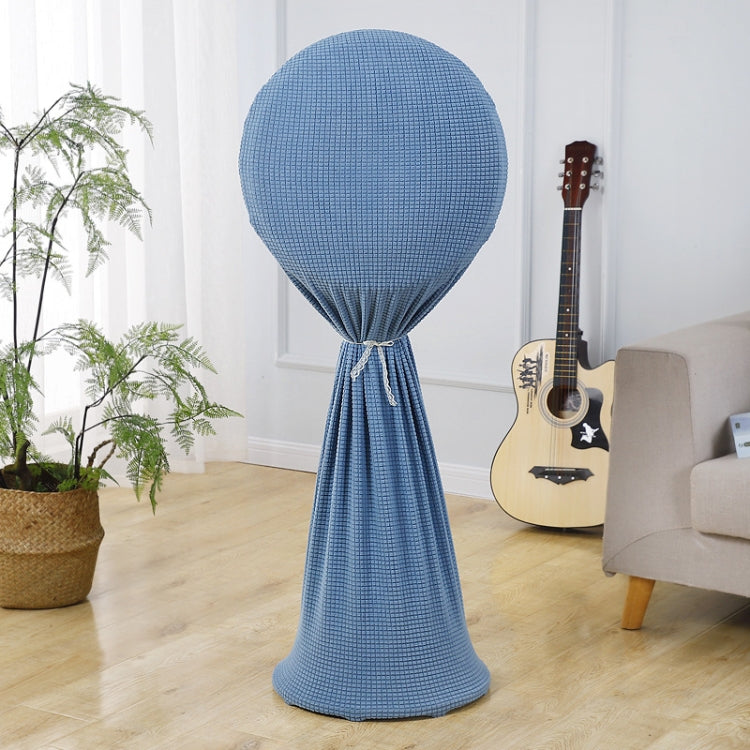 Round Elasticity Fan Dust Cover Household Use Fabric Fan Protective Cover, 110x45cm Gray, 110x45cm Green, 110x45cm Blue