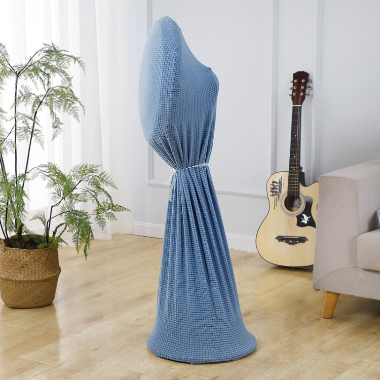 Round Elasticity Fan Dust Cover Household Use Fabric Fan Protective Cover, 110x45cm Gray, 110x45cm Green, 110x45cm Blue
