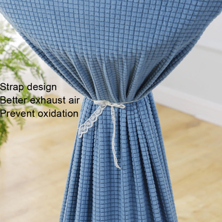 Round Elasticity Fan Dust Cover Household Use Fabric Fan Protective Cover, 110x45cm Gray, 110x45cm Green, 110x45cm Blue