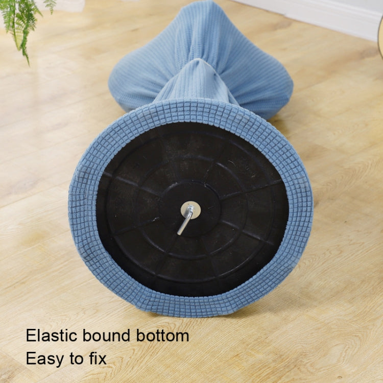 Round Elasticity Fan Dust Cover Household Use Fabric Fan Protective Cover, 110x45cm Gray, 110x45cm Green, 110x45cm Blue