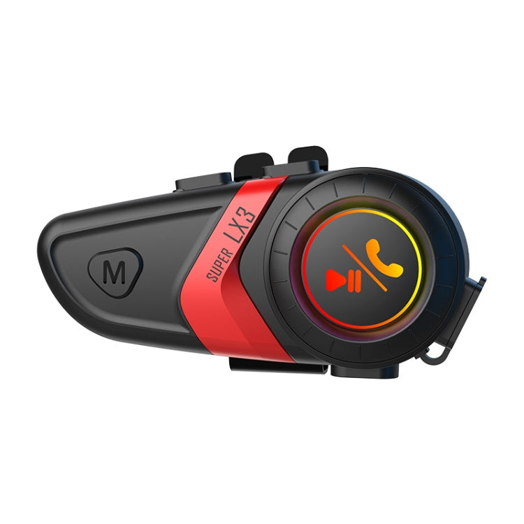 Motorcycle Helmet Call Music Navigation Bluetooth Headset, Red, Yellow, Green