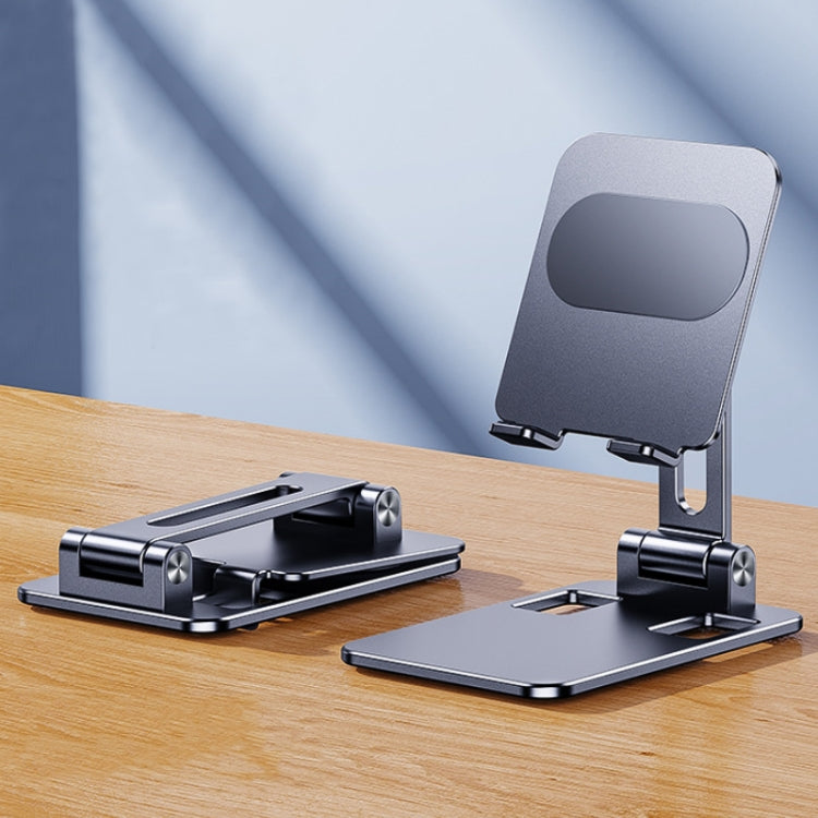 Portable Mobile Phone Tablet Desktop Stand, K5 Silver, All Metal Silver, All Metal Gray, Square Swivel Silver, Square Swivel Dark Gray