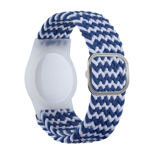 Wristband Protective Case Anti Scratch Bracelet Adjustable Strap For AirTag 2nd Gen / AirTag 1st Gen, Blue White, Pink White, Pink, Black, Red, Blue, Cowboy, Colorful Orange, Colorful Black