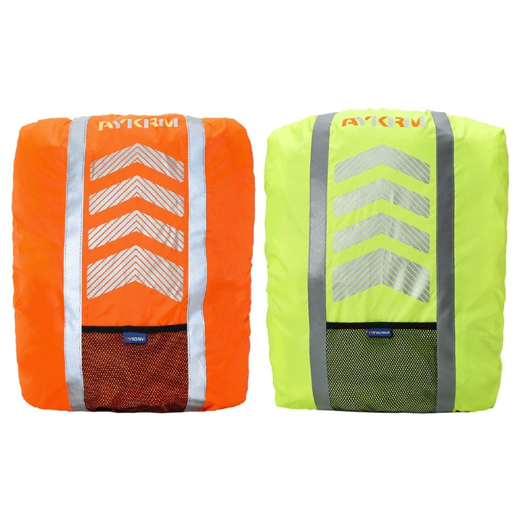 AYKRM AS6-007 Cycling Backpack Dust-proof Reflective Waterproof Cover(Fluorescent Red)