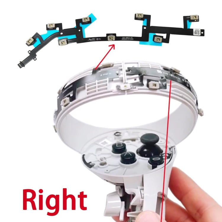 For Meta Quest 2 Locating Ring Flex Cable Left Set