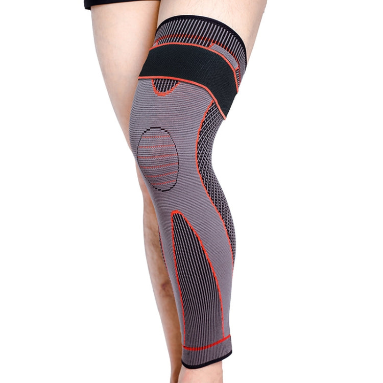 Nylon Knitted Riding Sports Extended Knee Pads, S