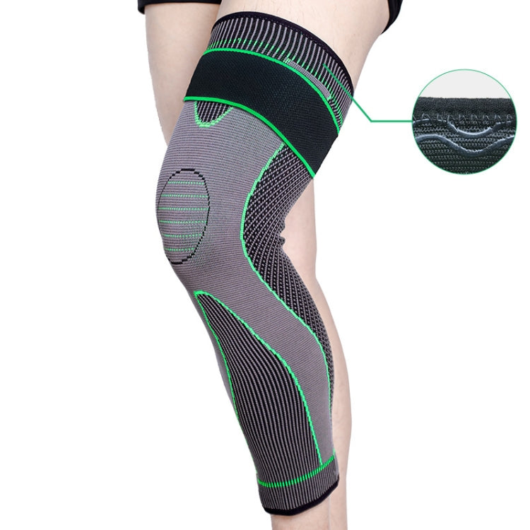 Nylon Knitted Riding Sports Extended Knee Pads, L