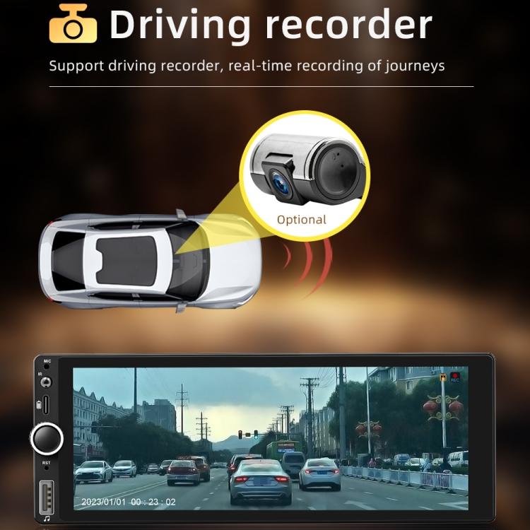 Car Radio Wireless Bluetooth Hands-Free Android Navigation, 2+64G