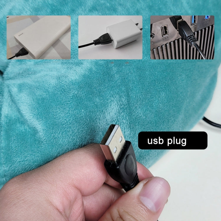 USB Heating Foot Warmer Comfortable Plush Foot Warmer
