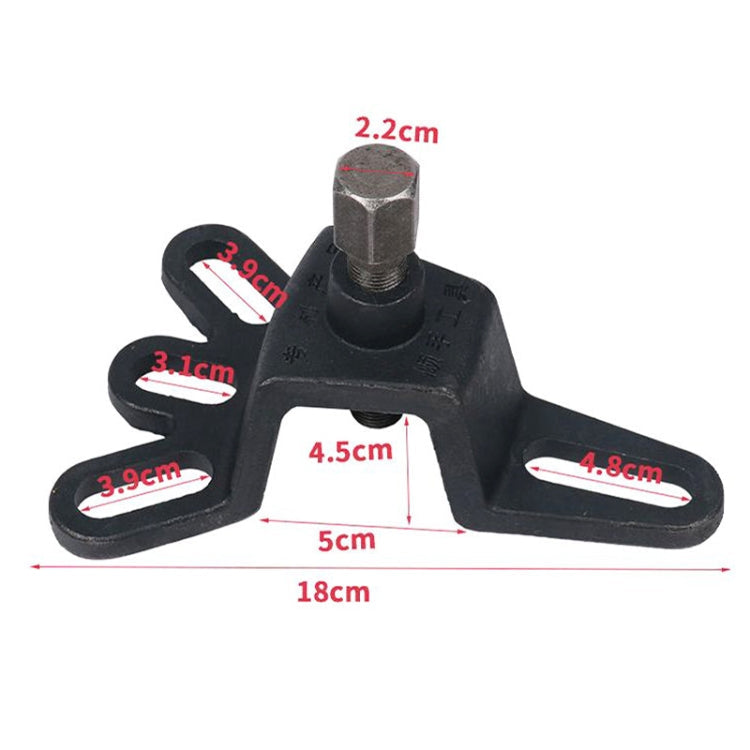 RUICHI Tricycle Brake Drum Removal Tool Motorcycle Repair Tool(Black)